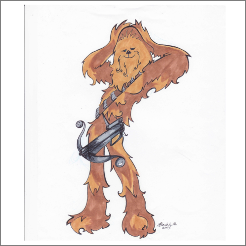 Chewie Pinup