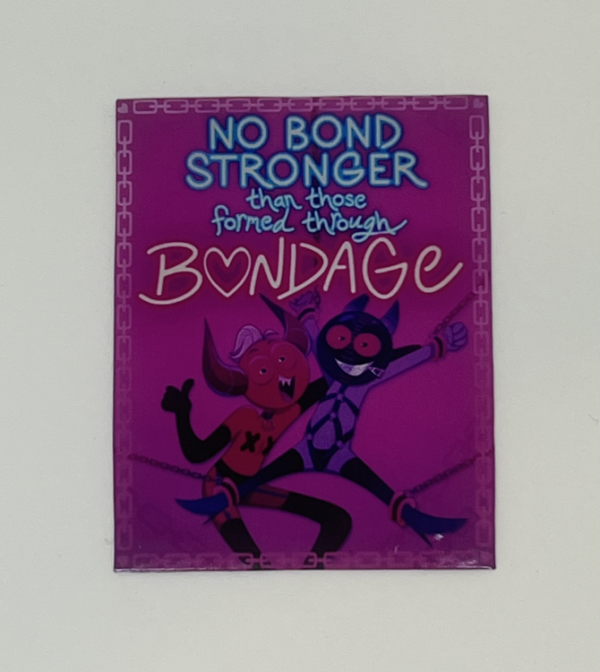 Hazbin Hotel Bondage Poster Magnet