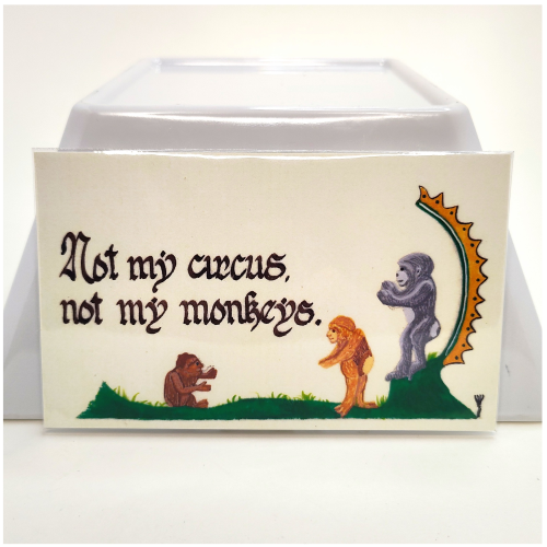 Circus Monkeys Print