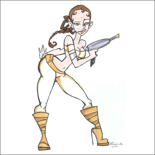 Padm'e Star Wars Pinup