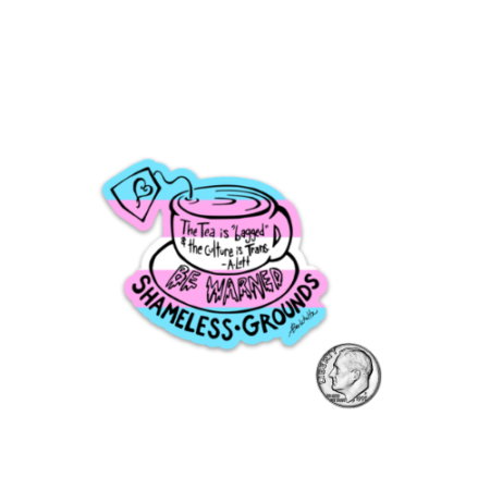 Trans Tea Sticker