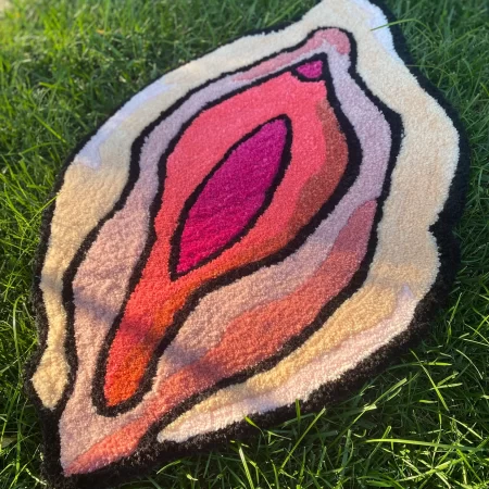 Hand-Tufted Yoni / Vulva Rug (Full-Size) - Gladys