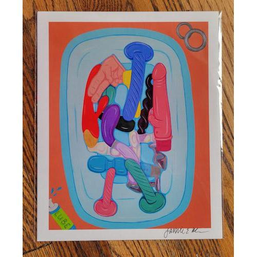 "Just a Bucket of Dildos" Print