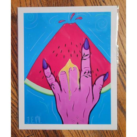 "Juicy Fruits: Watermelon Sugar" Print